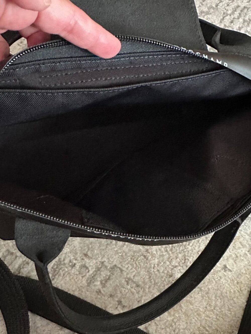 Le Pliage Energy S Handbag Black - barely used - Picture 9 of 11